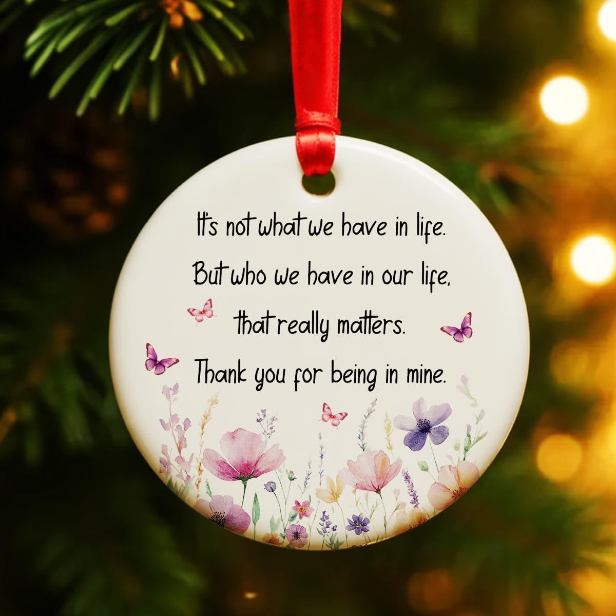 Friendships Gifts Christmas Ornament for Friends BFF Coworker, Bestie Soul Sister Ornament Gifts for Christmas Tree