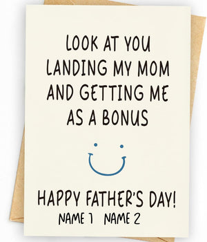 Funny Fathers Day Card & Gifts from Daughter or Son | Dad Gifts for Fathers Day | Happy Father's Day Card & Gift for Dad | Father's Day Decorations