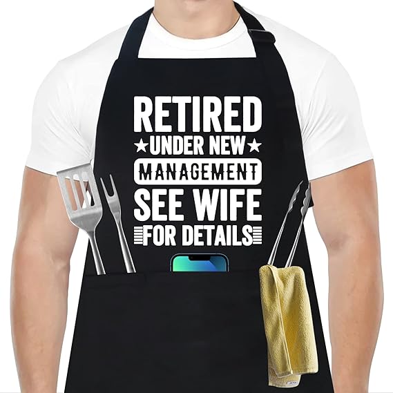 Retirement 2025 Gifts for Men, Best Retirement Gifts, Retirement Aprons for Men For Women Father's day Gift