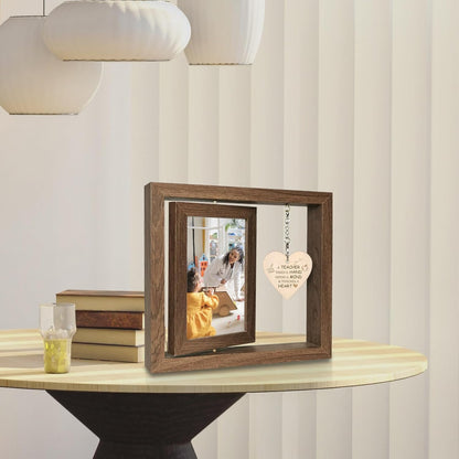 A Teacher Takes A Hand Opens A Mind & Touches A Heart Picture Frame Gift - Teacher Gifts for Women