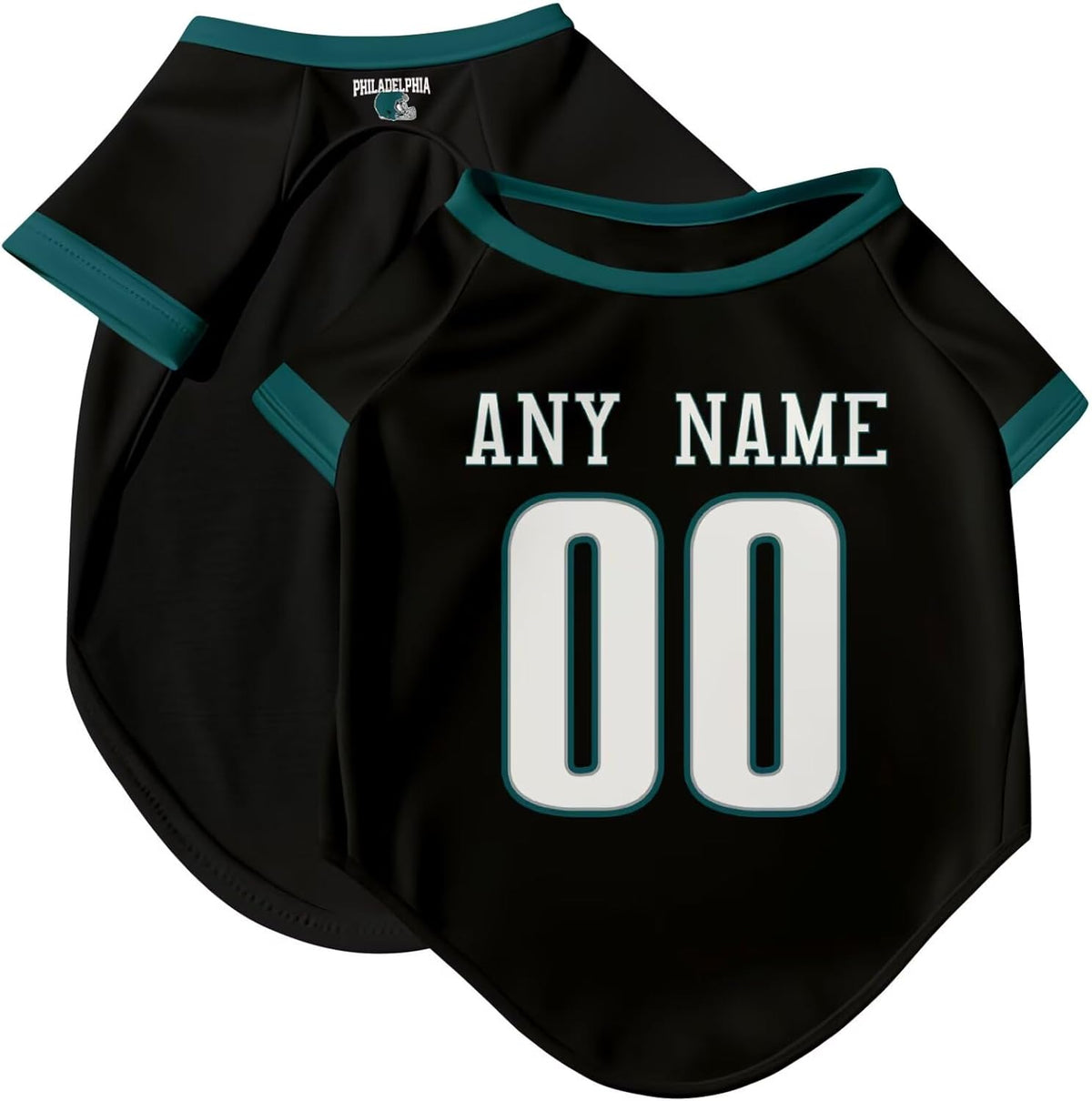 Philadelphia Dog T-Shirt Jersey Style Pet Clothes Custom Name and Number Gifts