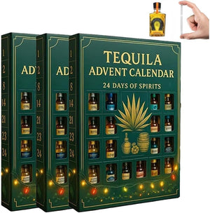 2025 Tequila Advent Calendar 24 Days Of Festive Surprises Mexican Inspired Holiday Countdown Gift 2d Acrylic Collectible Display Decor