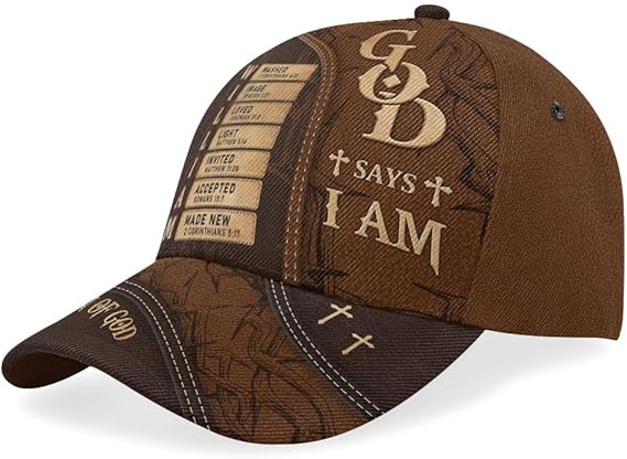 God Says I Am Personalized Classic Cap - Christian Gifts for Men and Women - Custom Gift for Morthers, Fathers Day, Birthday