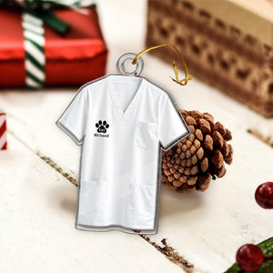 Custom Vet Tech Christmas Ornaments 2025, Personalized Christmas Vet Tech Gifts, Custom Veterinarian Technician Xmas Ornaments, Gifts for RVT, Veterinarian Technician Decorations