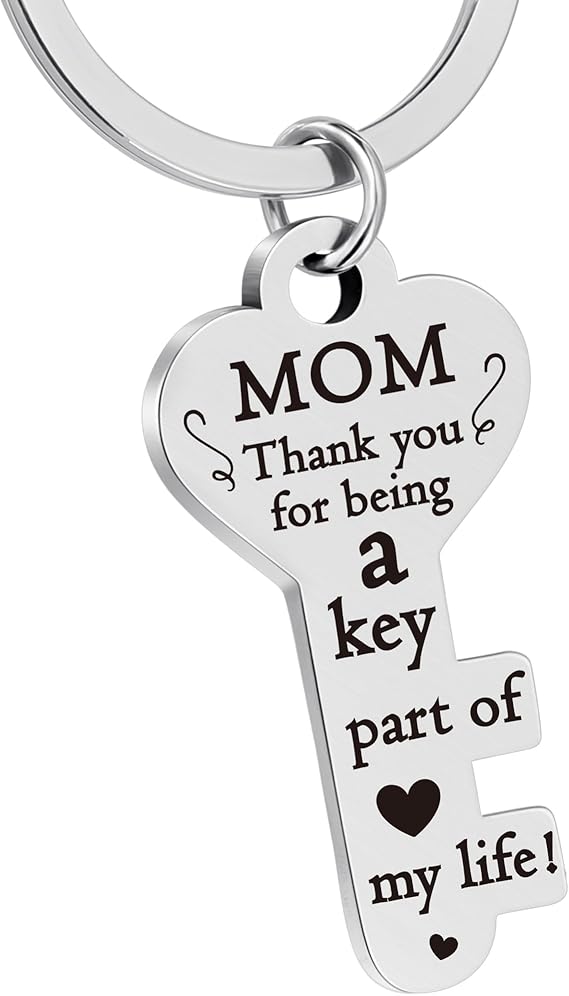 Mothers Day Gifts for Mom from Daughter Son for Moms Birthday Valentines Christmas Gift Mom Keychain Mother
