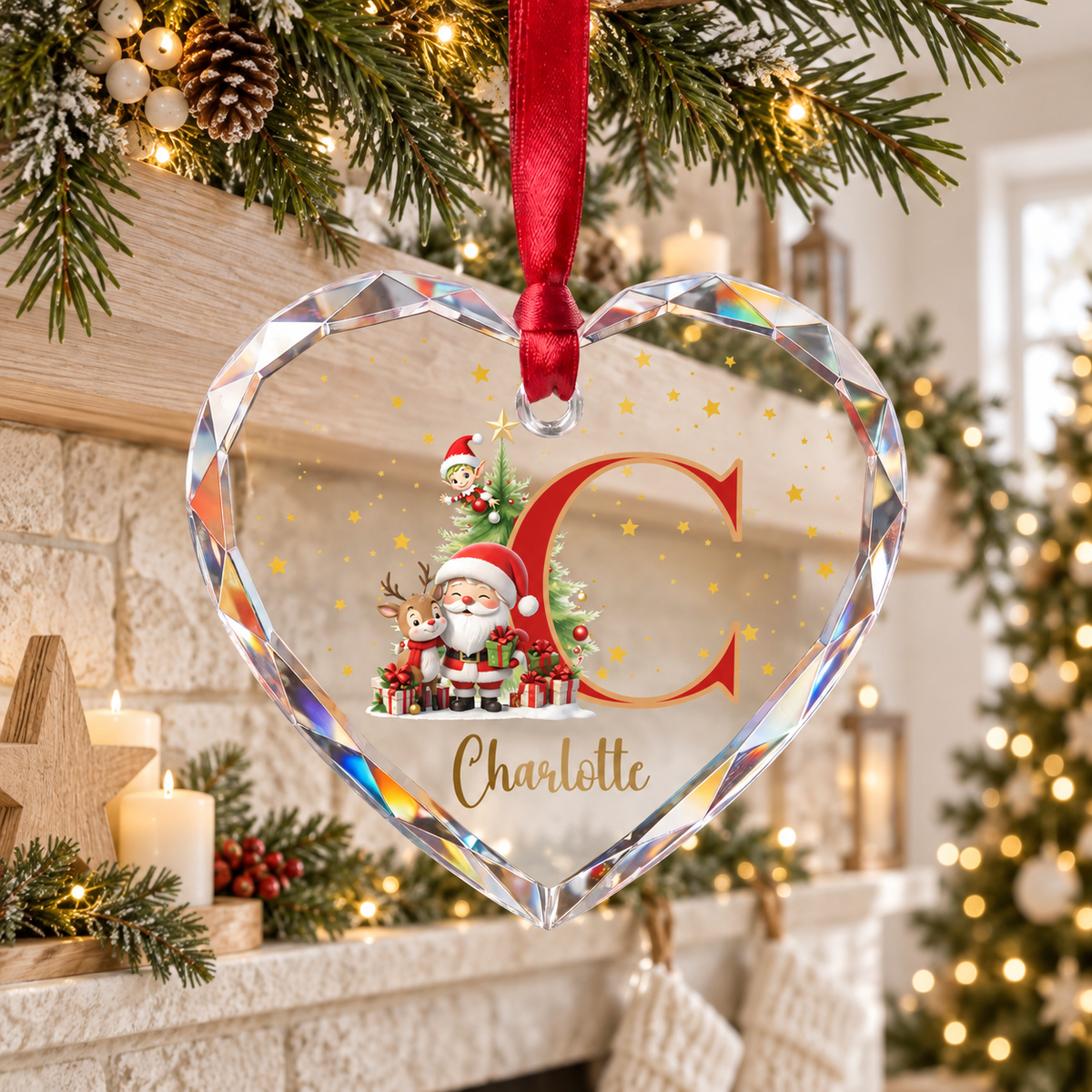 Custom Christmas Initial Ornament, Cute Santa Ornament, Personalized Christmas Tree Decor, Kids Name Ornament, 2026 Christmas Keepsake 625924ed-8682-46df-9fb8-1cf2c1b0fea2-banner-3.png