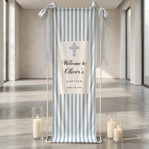 Personalized Baptism Welcome Sign, Custom Christening Banner, Baby Party Decor 625a632b-2ca3-4d4f-9189-1c10001e4803-4.jpg