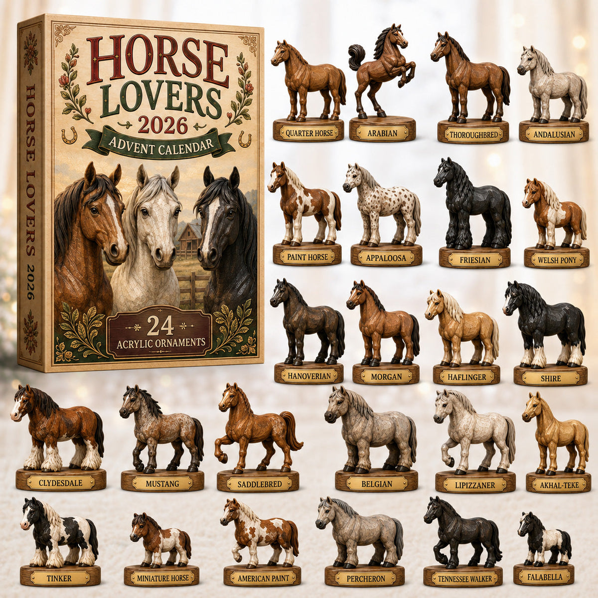 Horse Lovers Advent Calendar 2026 - 24-Day Festive Countdown, Acrylic Charms Blind Box - Gift For Horse Lovers 62727694-6911-47e1-bd8b-9855dcda2e84-horse.jpg