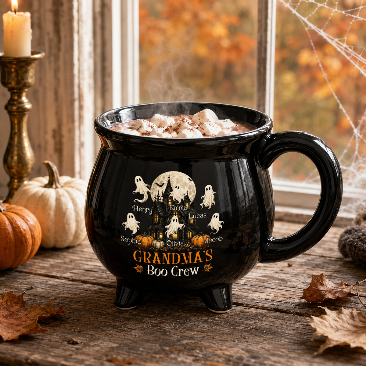Grandma Boo Crew - Personalized Halloween Mug - Halloween Gift For Grandma 6295924b-7fe2-4a23-9036-9dd1712f5d48-banner-1.png