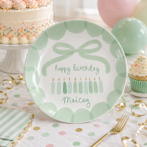 Custom Birthday Plate: Personalized Gift for Girls, Coquette Party Decor 62b2011b-065c-4b25-ada4-457c7573d792-5.png