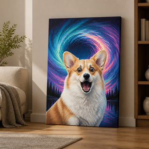 Custom Pet Portrait Canvas – Aurora Swirl Expressionist Style - Personalized Canvas 62b453dc-4e06-46c6-ab4b-95a27d75e3f3.jpg