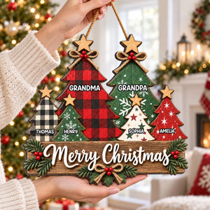 Rustic Grandparents Grandkids Christmas Tree - Personalized Wood Sign - Christmas Decor For Grandma, Grandpa 62caa626-8b90-4f30-b7de-302456b136bb-A43wymnXP8__web5.jpg