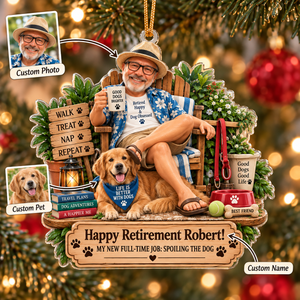 Personalized Dog Retirement Ornament, Custom Photo Pet Lover Gift, Retired Dog Mom Dad Keepsake, Full-Time Dog Spoiler Christmas Ornament 62dcbe82-0c1c-435e-b98d-9fd5a6f299ca-Personalized-Retirement-Dog-Ornament-Image-Sep-17-2026-02_39_34-PM.png