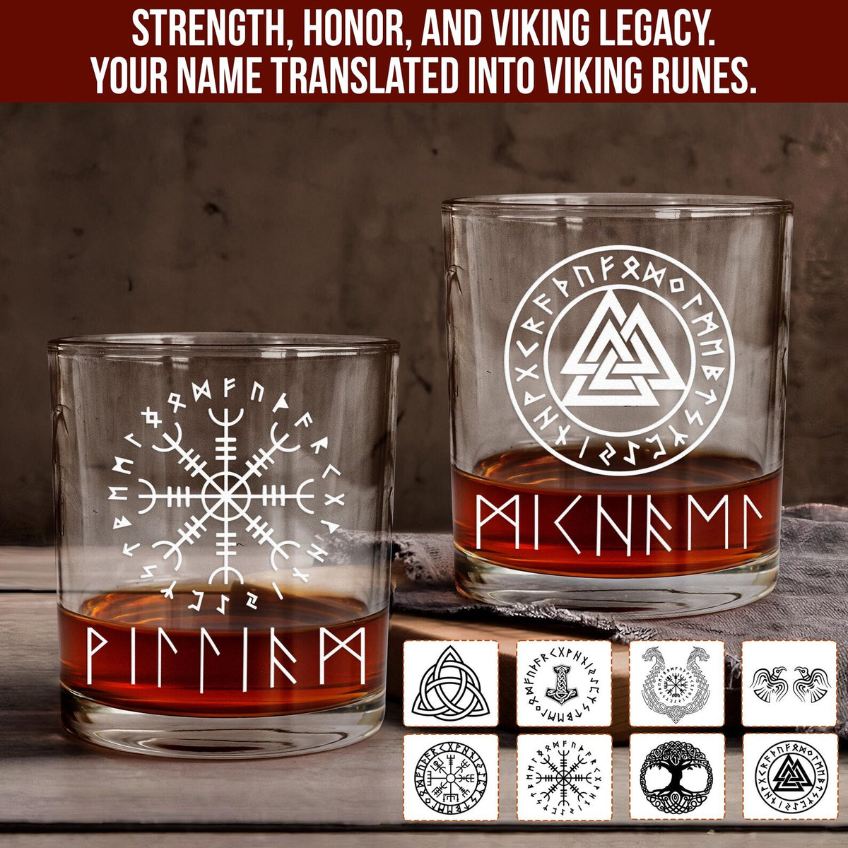 Personalized Viking Whiskey Glass – Nordic Runes & Norse Compass Design, Custom Gift for Husband, Boyfriend or Groomsmen 6306bee8-76ce-4fa7-a285-798de939fde0-h1.jpg