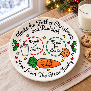 Treat For Santa and Ruldoph, Personalised Christmas Eve Santa Plate, Housewarming Family Gift 6330c993-bacd-49db-bec2-c9b0cb7224ed-banner-3.png