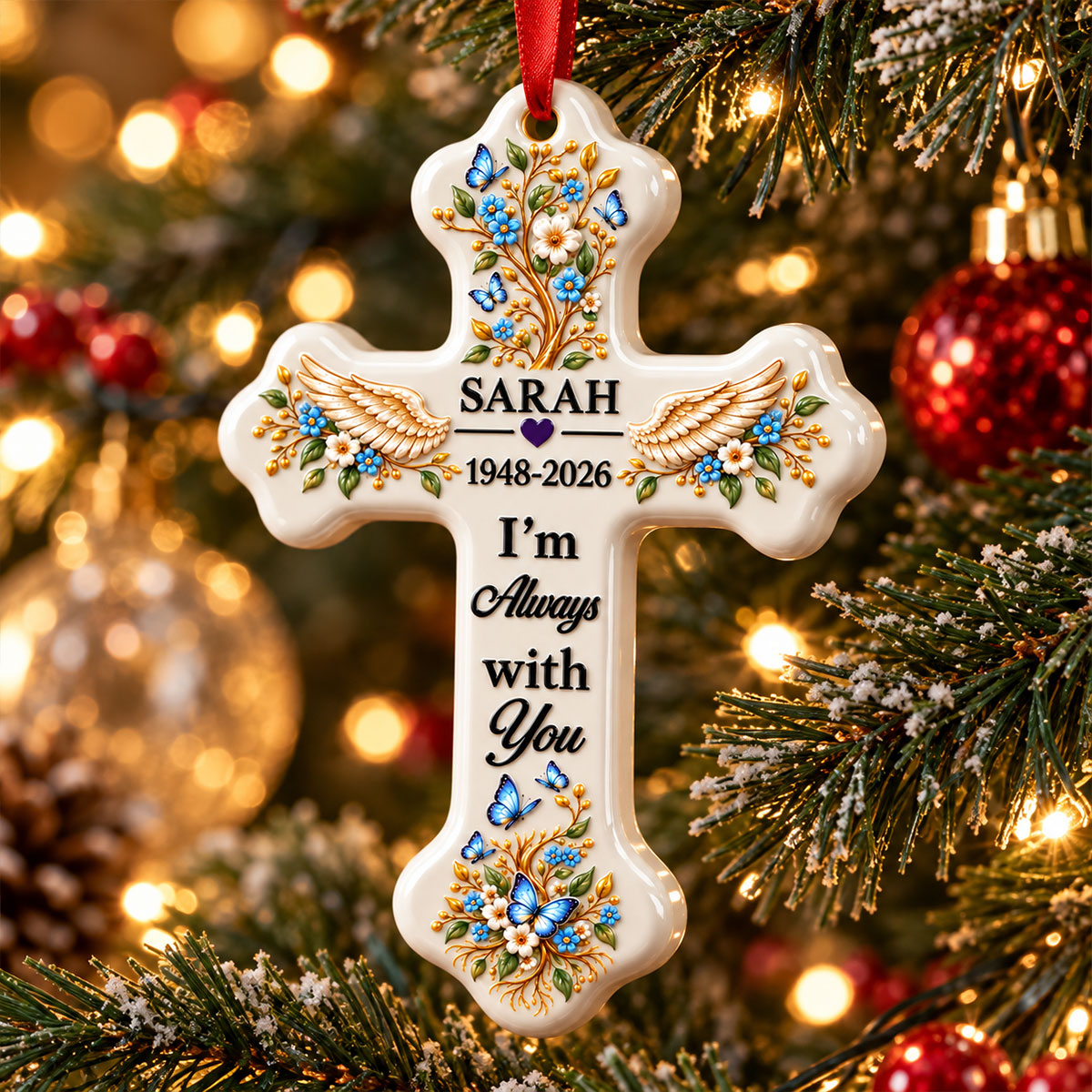 I Am Always With You - Personalized Cross Ornament - Real 3D Raised Ornament 633fa582-5017-4a5c-b929-68b80d4d9ef7-4-3-.jpg
