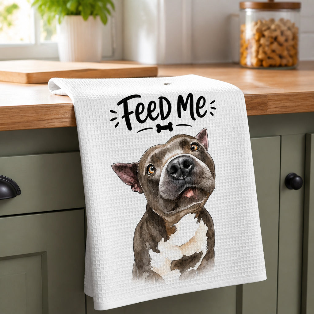 Custom Pet Portrait Kitchen Towel – Feed Me / Bone Appétit - Personalized Kitchen Towel 63439505-9ae6-48a8-827b-f2731e15236c.jpg
