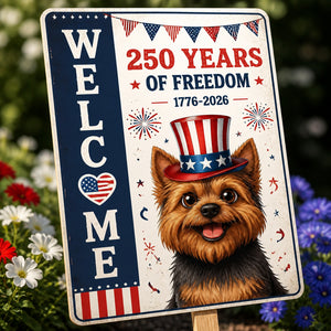 Patriotic Welcome Yard Sign – 250 Years of Freedom (1776–2026) - Yard Sign 6343e5f3-5576-4377-abd6-18d32abf5fa3.jpg