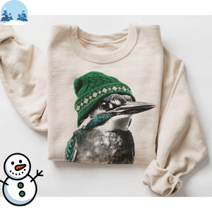 Kingfisher in Beanie Sweatshirt, Birdwatching Nature Lover Gift For Hims, Hers 63535c81-f571-4f18-94bb-8282c86b6c8d-Th-m-ti-u-2-.png