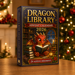 Dragon Library Advent Calendar 2026 - 24-Day Festive Countdown, Acrylic Charms Blind Box - Gift For Dragon Lovers 63566aea-8680-4732-88df-6f265d12fde0-box-dragon.png
