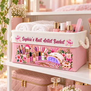 Nail Artist Basket Storage With Handles For Nail Artist - Personalized Storage Basket 63660b6f-2441-47e7-a13f-29bb2ea7c3ca-4.jpg