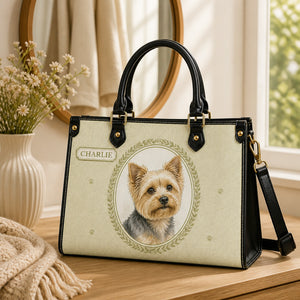 Custom Pet Portrait Shoulder Bag – Laurel Cameo Edition - Personalized Leather Shoulder Bag 63689052-50b1-458d-9a3d-bc40694206b8.jpg