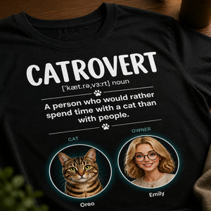 Catrovert Definition Tee – Personalized Cat + Owner Portrait - Personalized T-shirt 637643cd-6d7f-4d9f-b601-1633cb349f47.jpg
