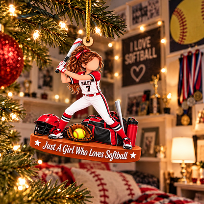 Softball Girl Custom Name Player - Personalized Acrylic Ornament 63a37d24-ab5c-4ef5-8329-22ca5f346897-banner-2-.png