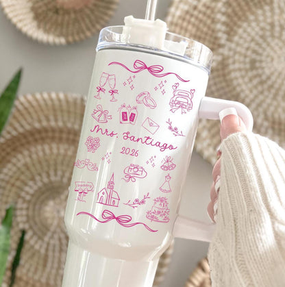 Mrs. Tumbler - 40oz, tumbler | Bride Gift, Engagement Gift, Bridal Shower Gift, Wedding Gift, Future Mrs. Cup, Newlywed Gift 63b031cd-1e88-451a-aa66-056e99f05c92-banner-3.jpg