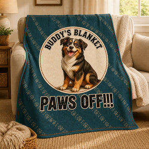Personalized Dog Blanket - [Pet Name]'s Blanket PAWS OFF!!! - Personalized Blanket 63b0da63-f65a-4cc0-8754-6462acee6d1d.jpg