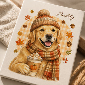 Cozy Autumn Pet Portrait Canvas - Personalized Canvas 63b7e58b-1945-4f11-be58-755e06a7a6f6.jpg