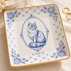 Chinoiserie Cat Cameo Trinket Dish — Personalized Name - Personalized Jewelry Plate 63bfd314-8975-4dbd-bc68-e6a744d220c4.jpg