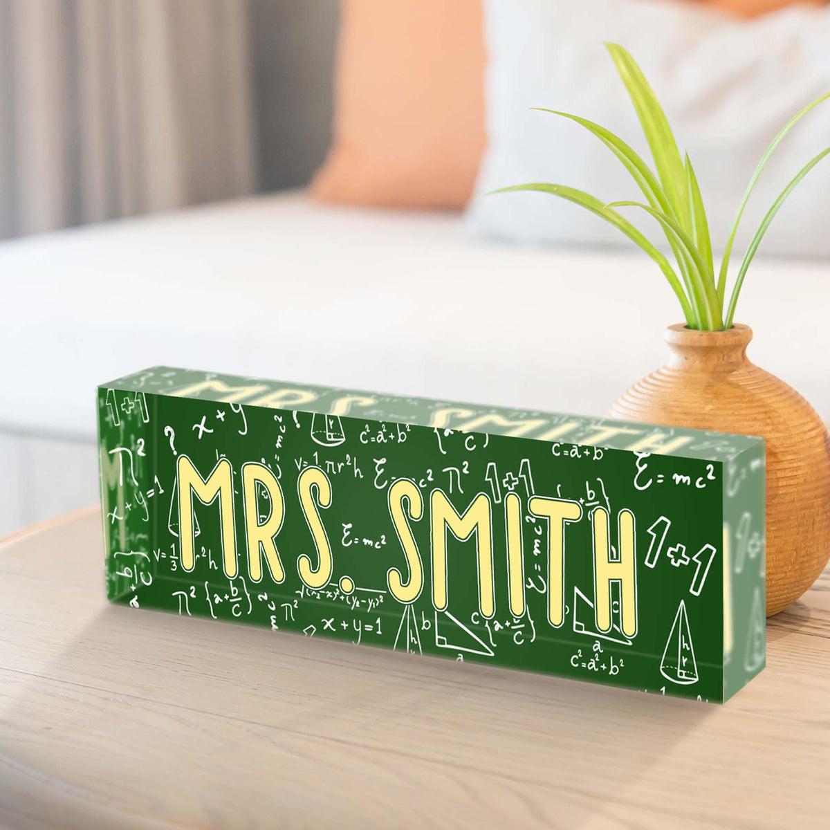 Custom Math Teacher Desk Name Plate Gifts, Personalized Gifts For Teacher, Teacher Acrylic Block, Teacher Appreciation Gift, Teacher Decor 63dac5c7-a47a-42f2-8419-1af282601a62-1.jpg