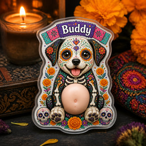 Personalized Day of the Dead Pet Magnet – Photo-to-Art + Name - Personalized Acrylic Refrigerator Magnet - Soft Rubber Belly 63dd0306-6e6f-44cf-8eab-5e3afc5509dd.jpg