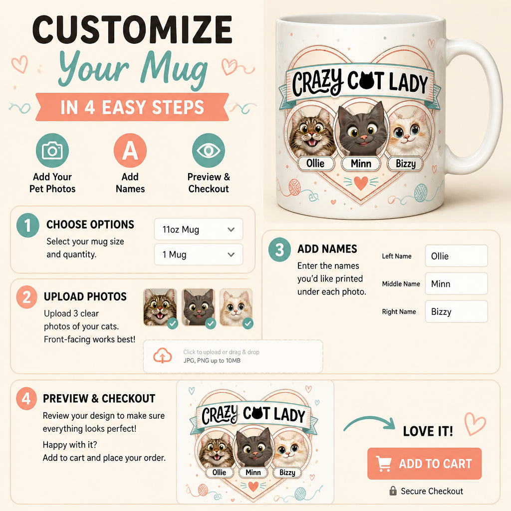 Crazy Cat Lady Custom Pet Portrait Mug - Personalized Mug 63f00129-a441-47d7-9caf-8124240aff7d.jpg