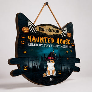 Personalized Haunted House Cat Sign – Ruled by Tiny Furry Monster - Personalized Wood Sign 63f38d7f-43cb-4af5-80e6-0a539b2e91e8.jpg