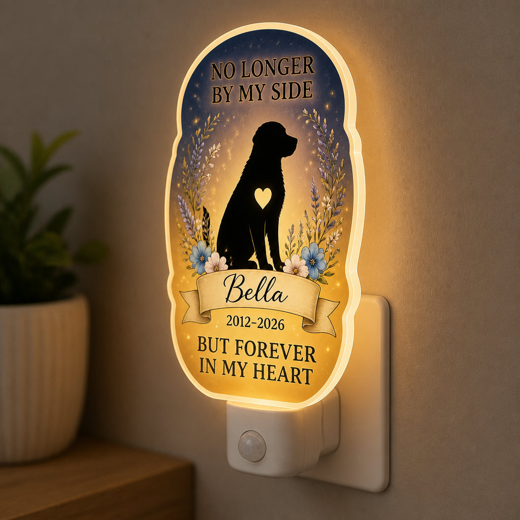 Pet Memorial Acrylic Night Light – No Longer By My Side (Name & Years) - Personalized Acrylic Night Light 63f72aca-890b-4597-8f03-a784d6c18dc1.jpg