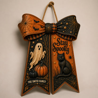 Stay Spooky Personalized Halloween Door Sign - Personalized Wood Sign 63f89fa4-a89f-4c90-b16f-63314fdce4b3.jpg