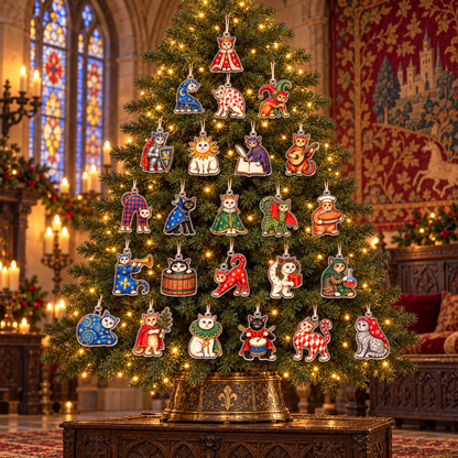 Medieval Cats Advent Calendar , 24 Acrylic Cat Charms, Christmas Blind Box, Whimsical Cat Lover Gift, Fantasy Holiday Countdown 63ff1ed5-c145-40a9-877e-7e18220cb267-C-y-Noel-v-i-m-o-s-nh-Gothic-3.png