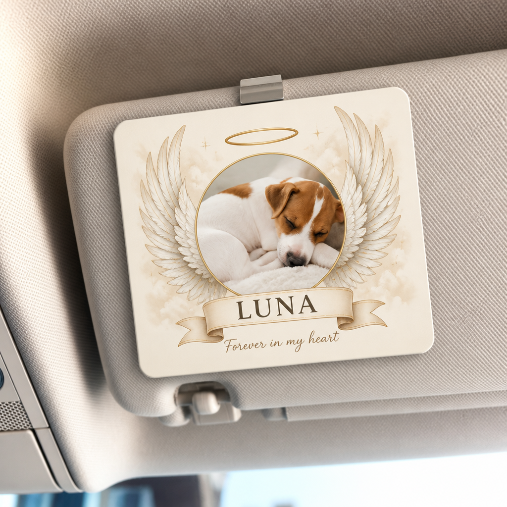 Angel Wings Pet Memorial Car Visor Clip – Photo + Name - Personalized Car Visor Clip 640b7a72-cc48-4eca-a754-3c4b1d278e50.png