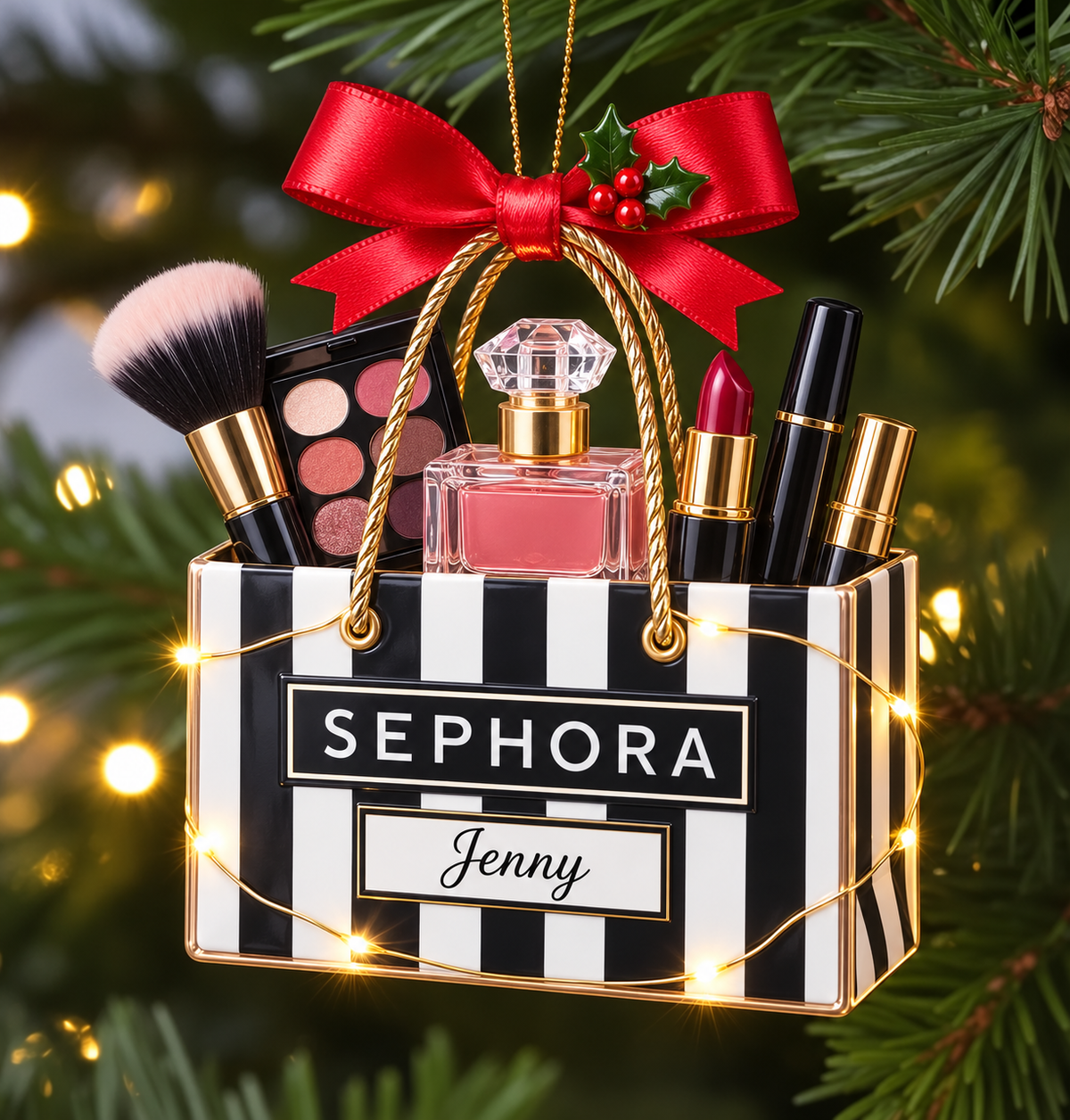 Personalized Makeup Christmas Ornament – Custom Name Beauty Shopping Bag with Makeup Brush and Lipstick, Gift for Makeup Lovers and Beauty Enthusiasts 640d66ab-9df3-4334-b27d-077d117f5167-2f722cef-258e-4824-ba1b-0e2ba6898956.png
