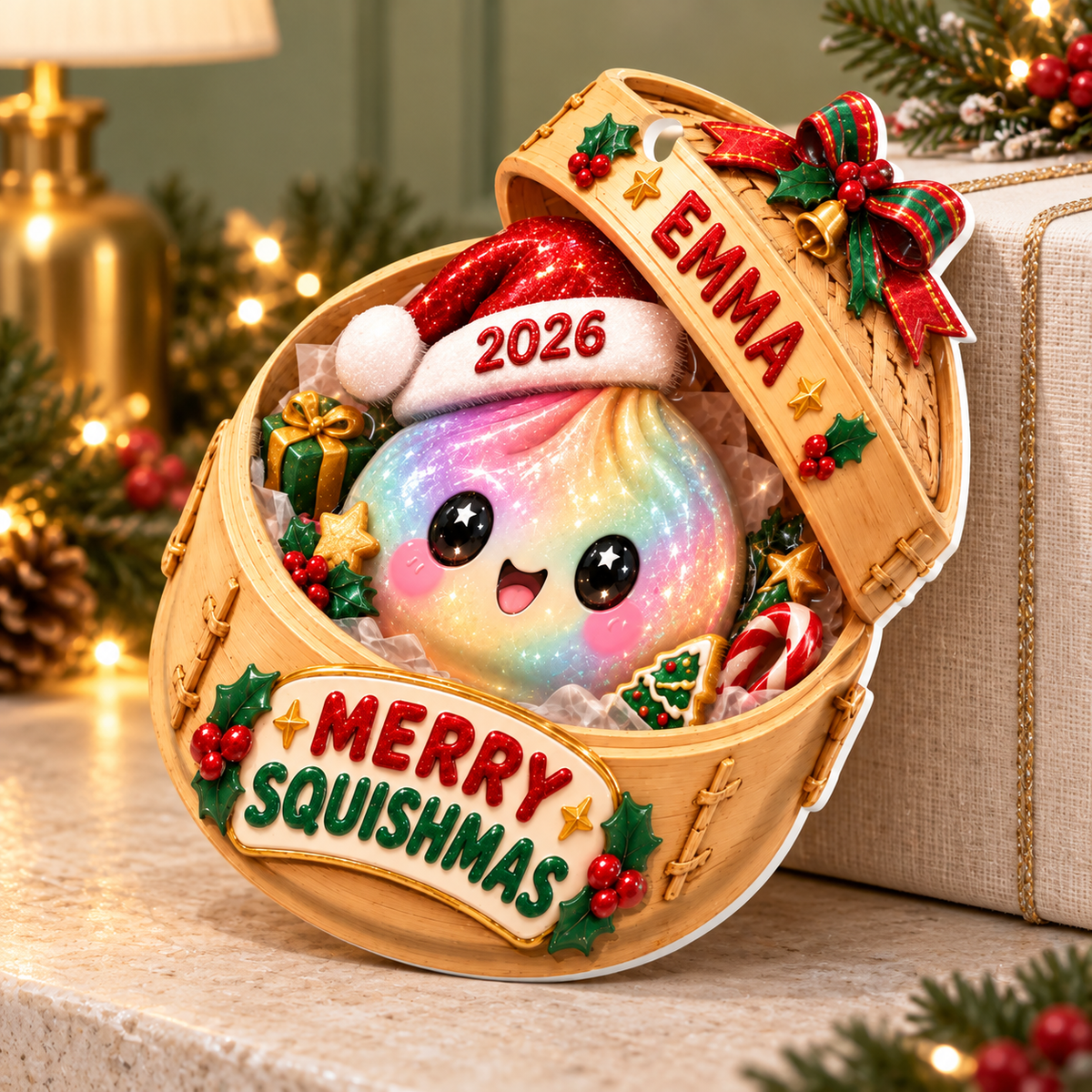 Custom Glitter Dumpling 3D Ornament, Squishy Ornament 2026, Custom Name Squishy Ornament,Christmas Ornaments for Kids, 2026 Xmas Keepsake 641941ab-e478-4ba4-a9b1-849c2948cb87-4505cebb-08a0-4ba7-94da-7240f8f4942c.png