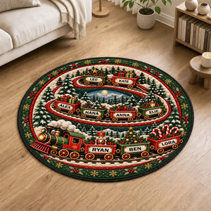 Magical Holiday Train - Personalized Quilted Carpet - Holiday Decoration, Christmas Gift For Family 64272734-629c-459c-a521-efe1f352ab34-2.webp