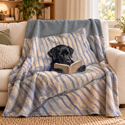 Custom Dog Reading in Bed Painting, Personalized Pet Portrait From Photo, Gift For Friends 644df706-e987-4ebc-ad3a-66cdc534753d-Ch-n-n-Labrador-c-s-ch.png
