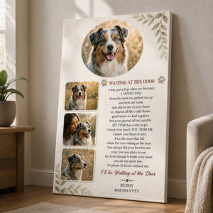 Waiting at the Door Pet Memorial Photo Canvas - Personalized Canvas 64638e4b-fd46-4fe8-9fb4-3744b3d5cc03.jpg