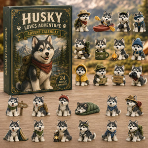 Husky Winter Adventure Advent Calendar 2026 - 24-Day Festive Countdown, Acrylic Charms Blind Box - Gift For Dog Lovers 6468679d-6601-486b-a6fb-ab61ff956890-husky.jpg
