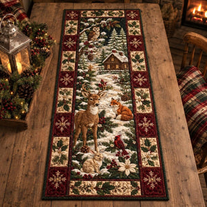 Christmas Quilted Table Runner, Holiday Winter Dining Table Decor, Festive Winter Table Centerpiece, Festive Farmhouse XmasHome Decoration 64757bbe-75a6-4e5a-9473-d26cd830c960-3.jpg