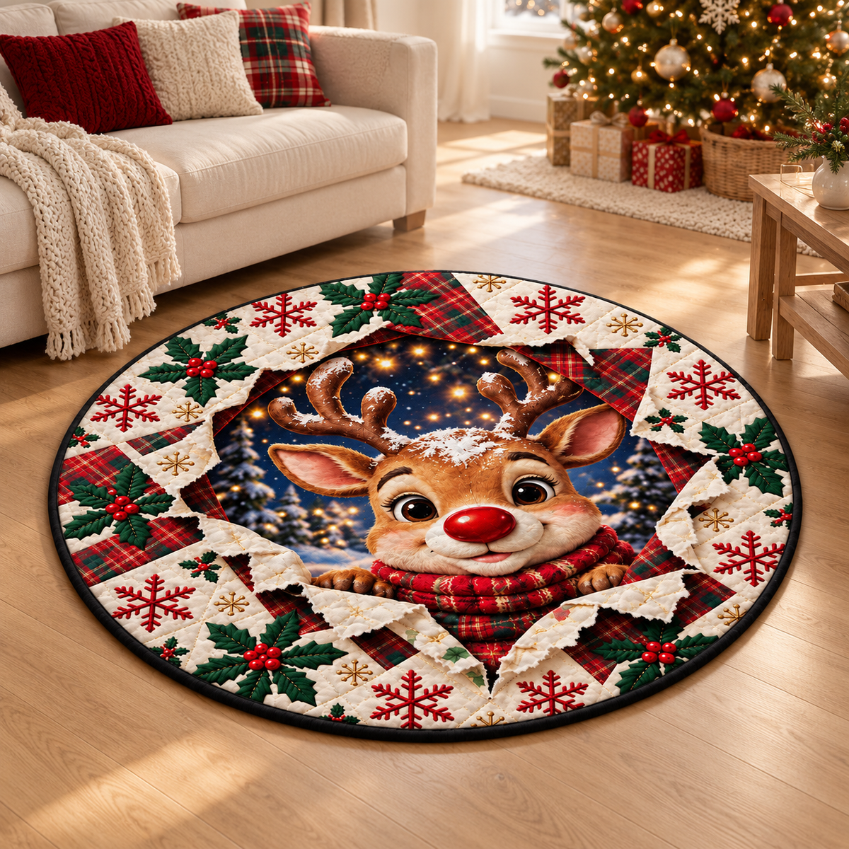 Surprise And Merry Christmas - Personalized Quilted Mat - Christmas Gift For Family 648b3dc5-f9b8-4ff7-84e0-a81e0d1dc669-banner-1.png
