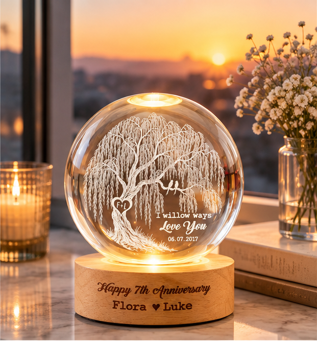 Personalized Willow Tree Crystal Ball LED Night Light, 9th Wedding Anniversary Gift, Willow Tree Gift, 9th Anniversary Willow Tree Gifts 649ac92a-f873-40ba-b1a6-e8b5250b6607-set_2_image_2.png