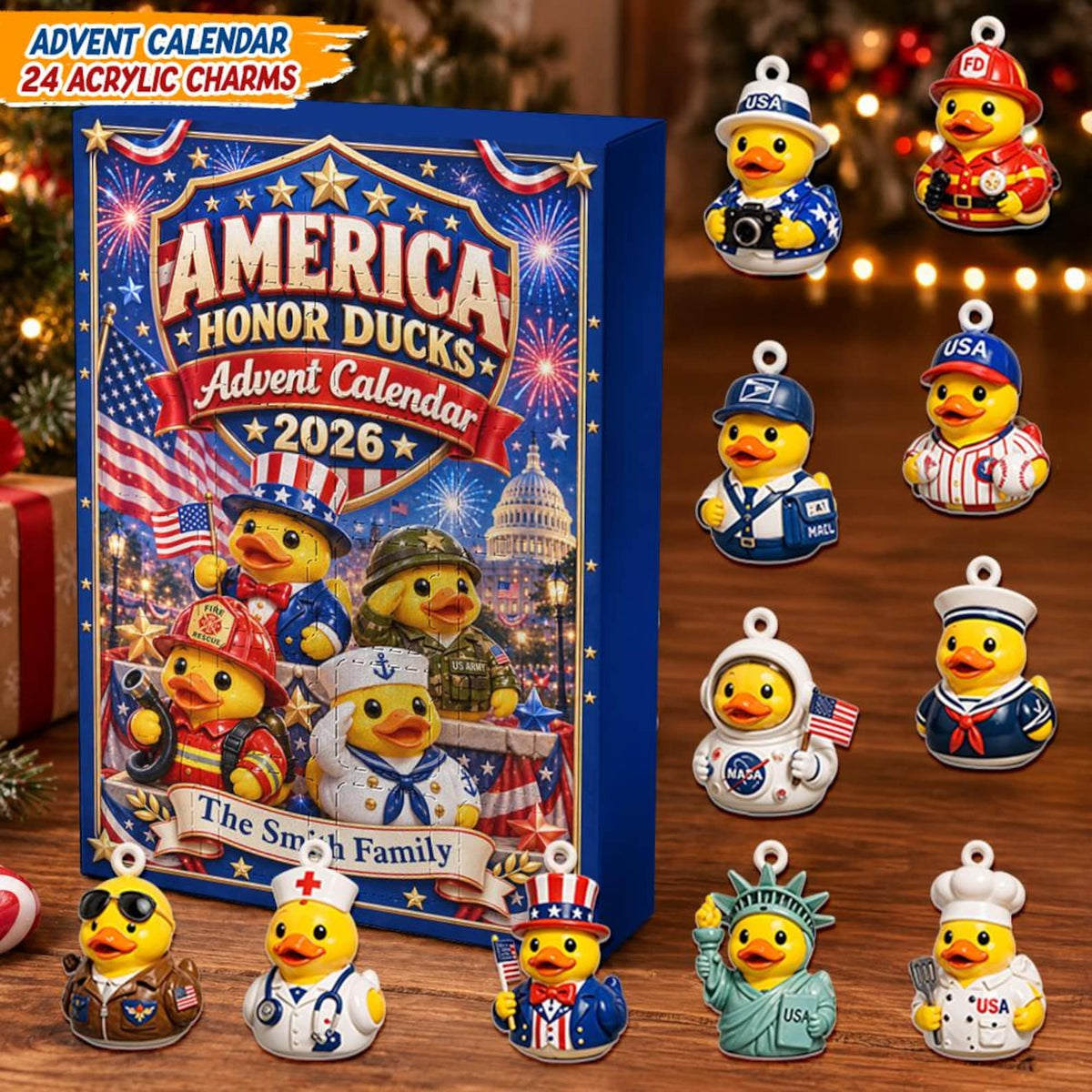 America Honor Ducks Advent Calendar, 24 Acrylic Charms, 2026 Patriotic Duck Countdown, American Keepsake 64b5e914-2c48-49fa-855a-04ca2556205f-il_1588xN.8525202270_q8hk.jpg